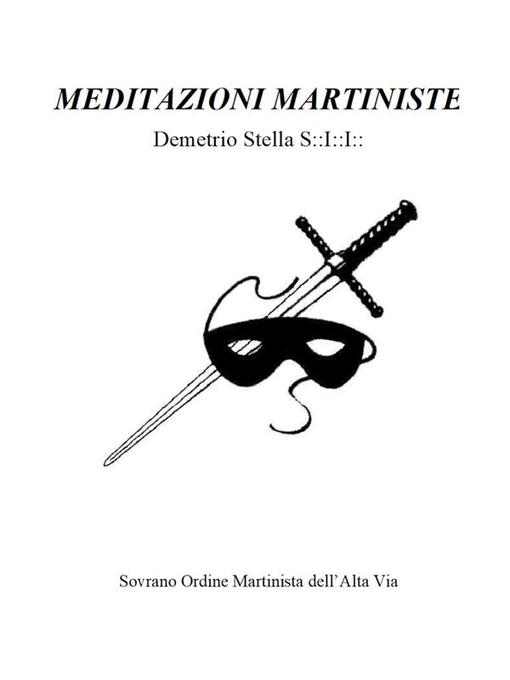 Title details for Meditazioni Martiniste by utente - Wait list